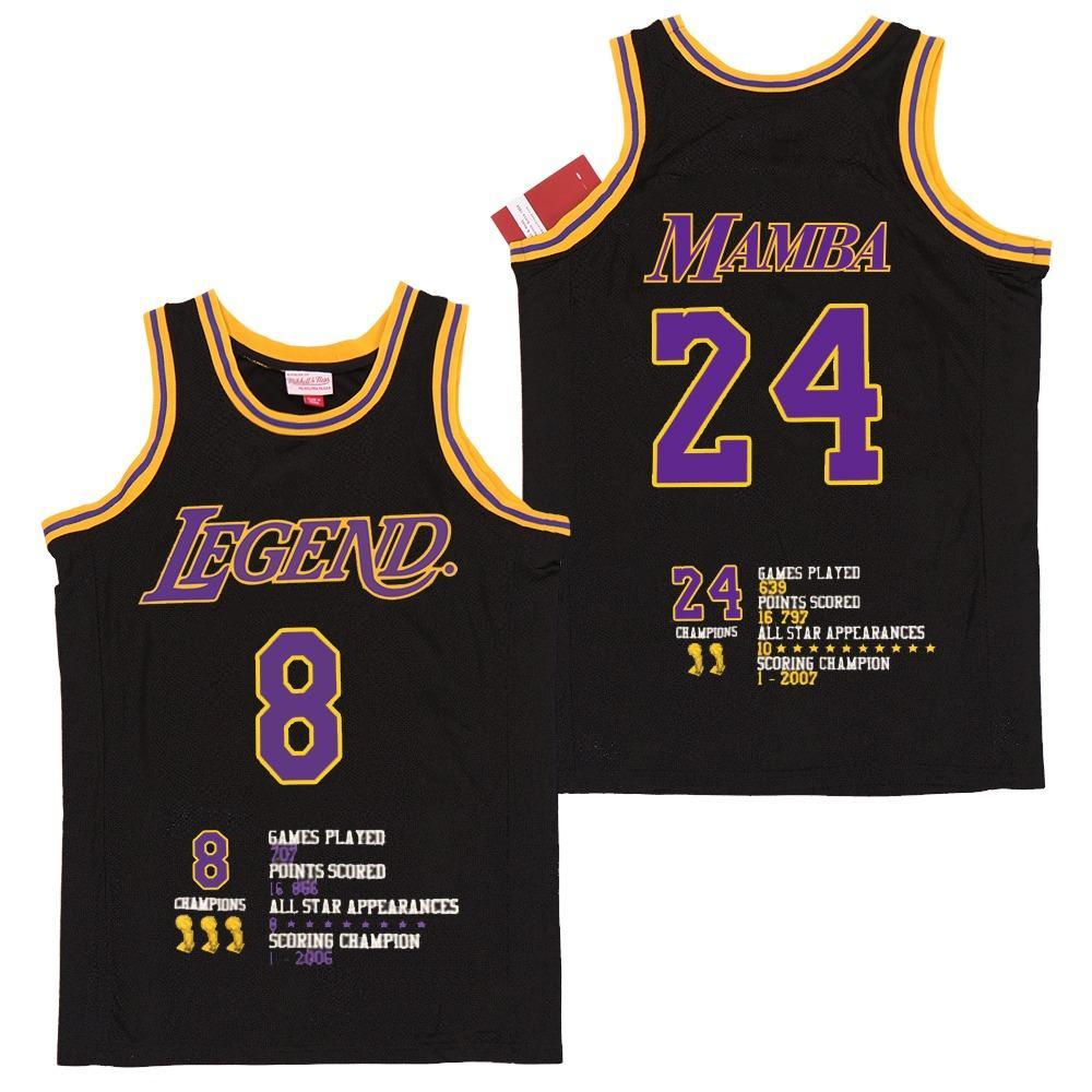 NEW! Kobe Bryant #8 #24 Lakers Black Mamba Gigi Heart Basketball Jersey  Large - Key Biscayne Magazine