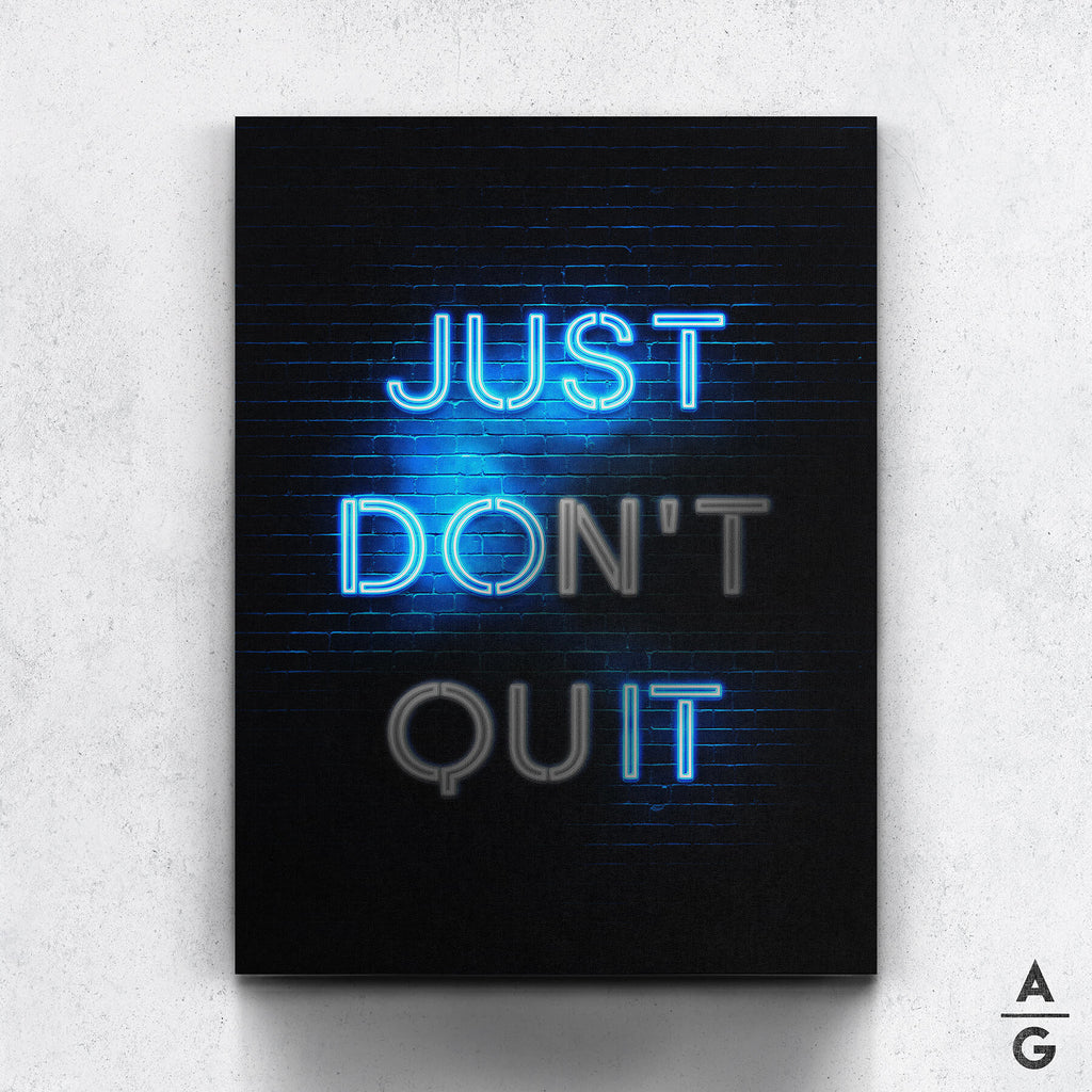 Ilustração artísticos, Just Don't Quit