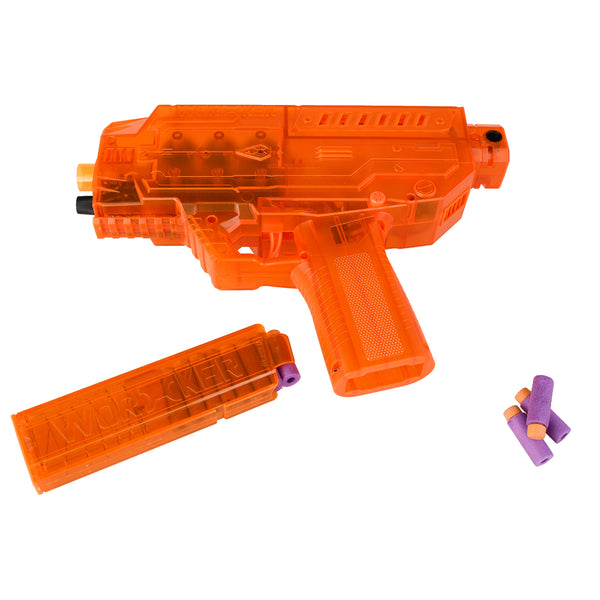 WORKER Phoenix 2.0 Blaster , Automatic Short Dart Full Mod Set for Nerf  Orange