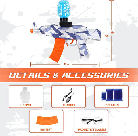 rs99-76 ak47 gel ball blaster package content