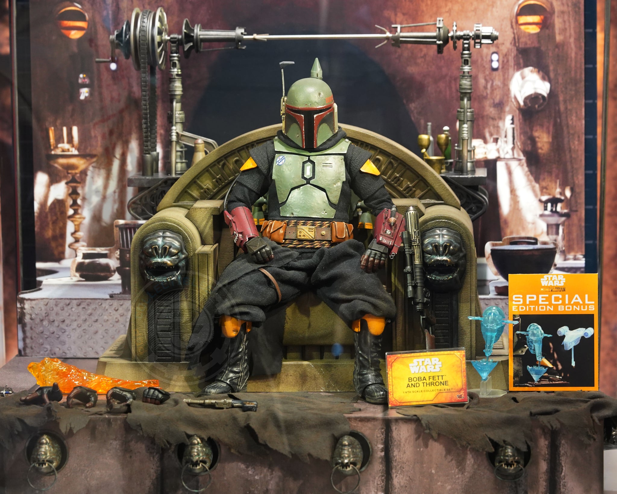 boba fett throne hot toys