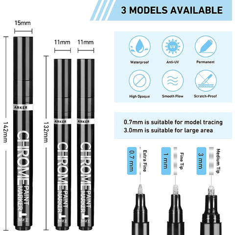 Mirror Chrome Markers