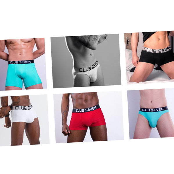 Men underwear aisle - Gay men underwear thongs. Gay tests - Are they accurate - Thongs for men underwear in a box - Mens boxes - footballer in underwear - Club Seven Menswear - gay men underwear - men bulge underwear