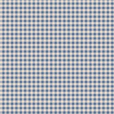 Tilda , Creating Memories, Summer, Woven, Gingham, Blue