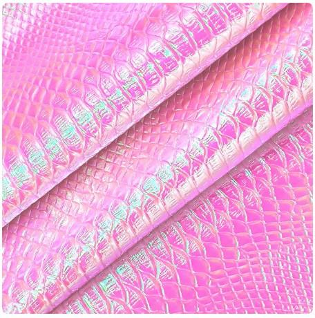 Precut Vinyl - Nuevo Iridescent Croc - Pink - NI-103 - 18x27 – The Sewing  Studio Fabric Superstore
