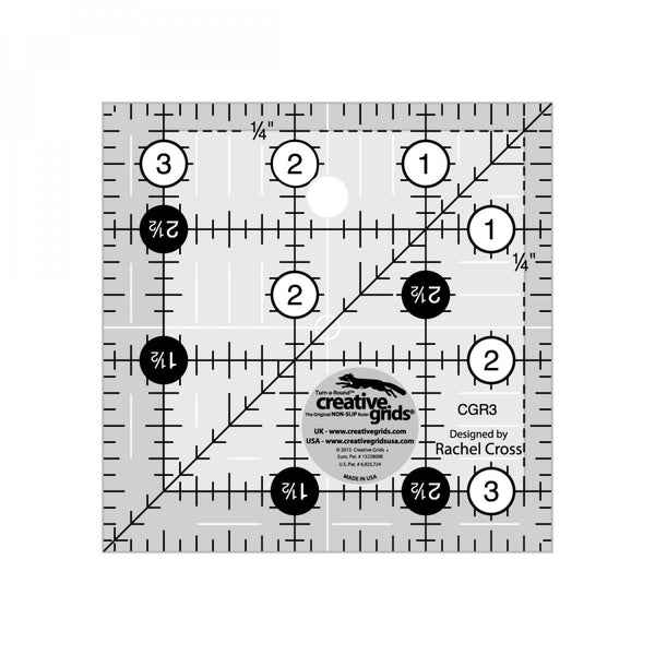 Creative Grids Quilt Ruler 3.5x6.5 CGR36 743285002399 Rulers