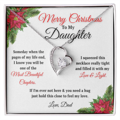 To My Daughter From Mom Proud Of You Baby Girl Message + Heart Pendant  Necklace | eBay