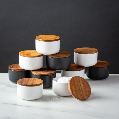 Corky Modern Glass Spice Jars