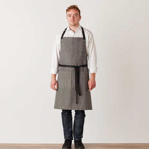 Travelwant Chef Apron-Cross Back Apron for Men Women with Adjustable Straps and Large Pockets,Canvas, Black