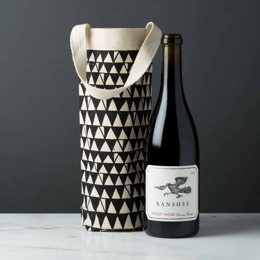 Wine Bag, Canvas Tote, Contemporary, Hostess Gift – The Reluctant Trading Experiment
