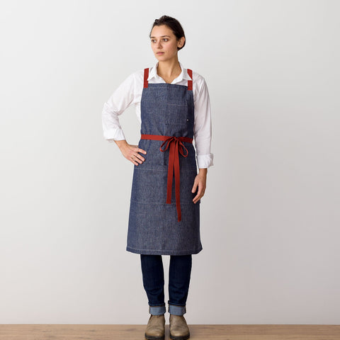 Blue Denim Chef Apron + Icelandic Salt & Tellicherry Pepper Gift Set - The  Reluctant Trading Experiment