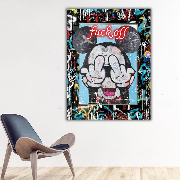 Tableau Mickey Street Art