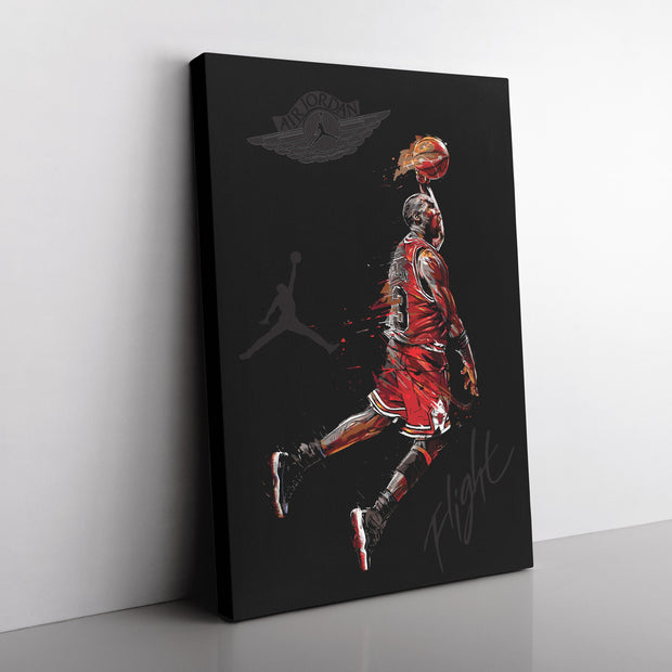 Oliver Gal Louis Vuitton Jordan 1 Obsidian Drip Canvas Painting 20x28 New