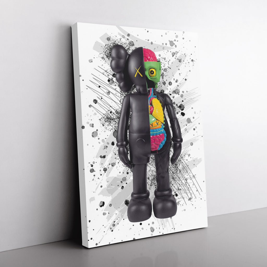 KAWS x LV Car Canvas