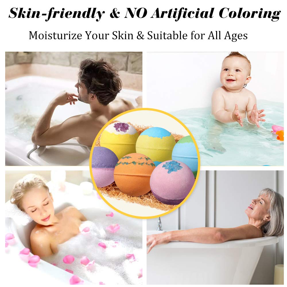 skin friendly bath bombs