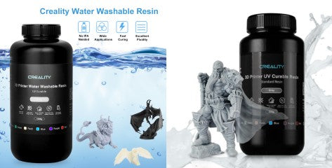 Resina de agua lavable de agua vs resina estándar: ¿cuál es mejor? –  Official Creality3D European Online Shop