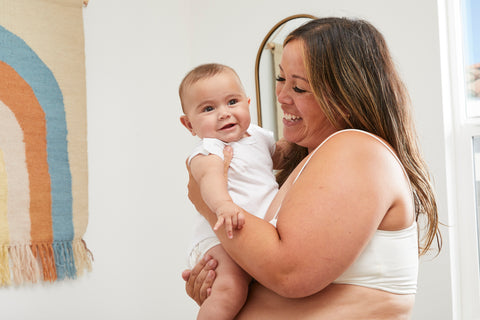 Mom and Baby Doing Kangaroo Care