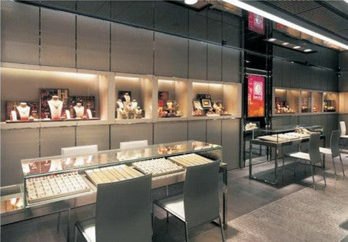 珠寶店 Jewelry Shop 珠寶店鋪的區域 珠寶店的設計技巧 銷售櫃