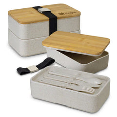 Eco Plastic Lunch Set Stackable