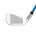 KVV junior golf clubs irons blue