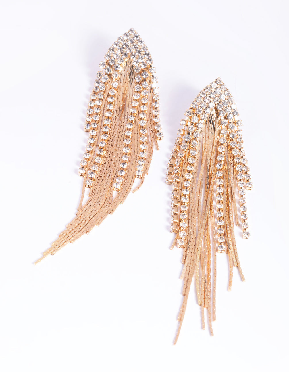 Lovisa Multicoloured Feather Chain Drop Earrings - ShopStyle