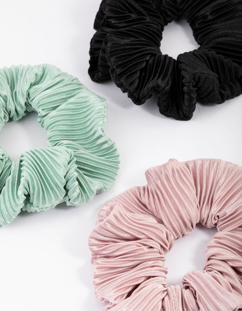 Neutral Velvet Cord Scrunchie Pack - Lovisa