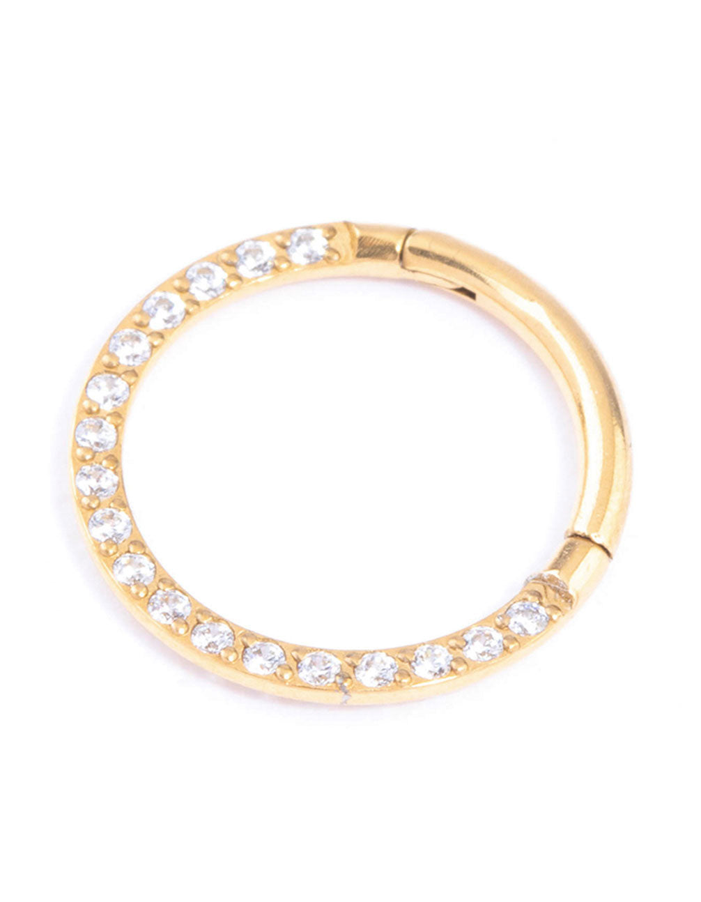Titanium Earrings Hooks Yellow Gold | Nonita Jewelry