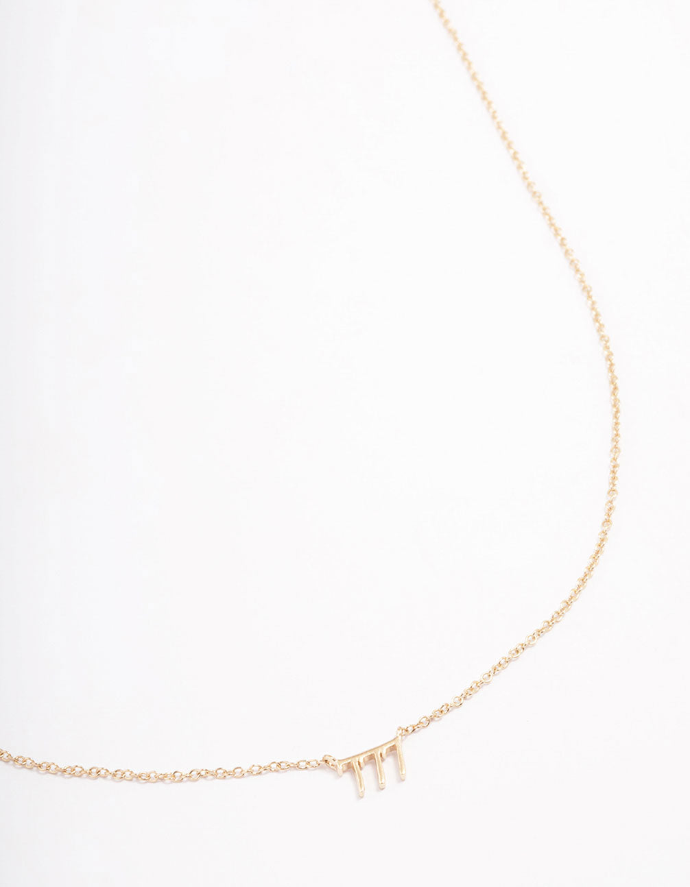 Gold Classic Diamante Layered Chain - Lovisa