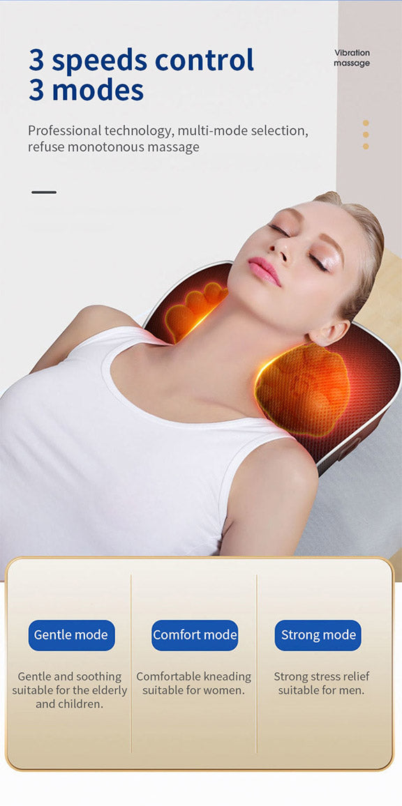 Shiatsu Massager Pillow_Neck, Shoulder and Back Massager_Image