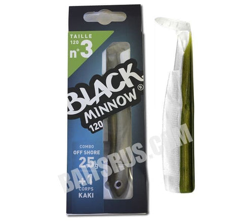 Fiiish Black Minnow - Khaki Combo Off Shore 60g - Size 5 – Baits'R'Us