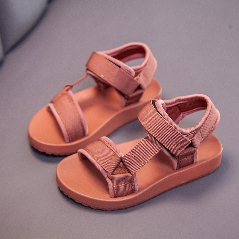 Boys Sandals Summer Kids Shoes Fashion Light Soft Flats Toddler Baby Girls Sandals Infant Casual Bea