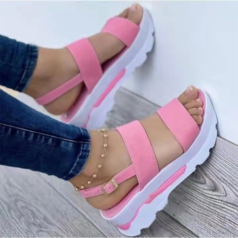 Sandals Women New Platform Sandals Summer Shoes Women Heels Sandalias Mujer Lightweight Wedges Shoes