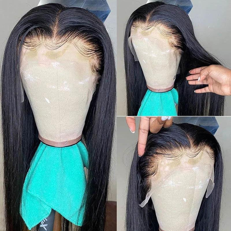 Straight Lace Front Wig For Women Human Hair Wigs 13x4/13x6 HD Transparent Lace Frontal Wig 4x4 Lace