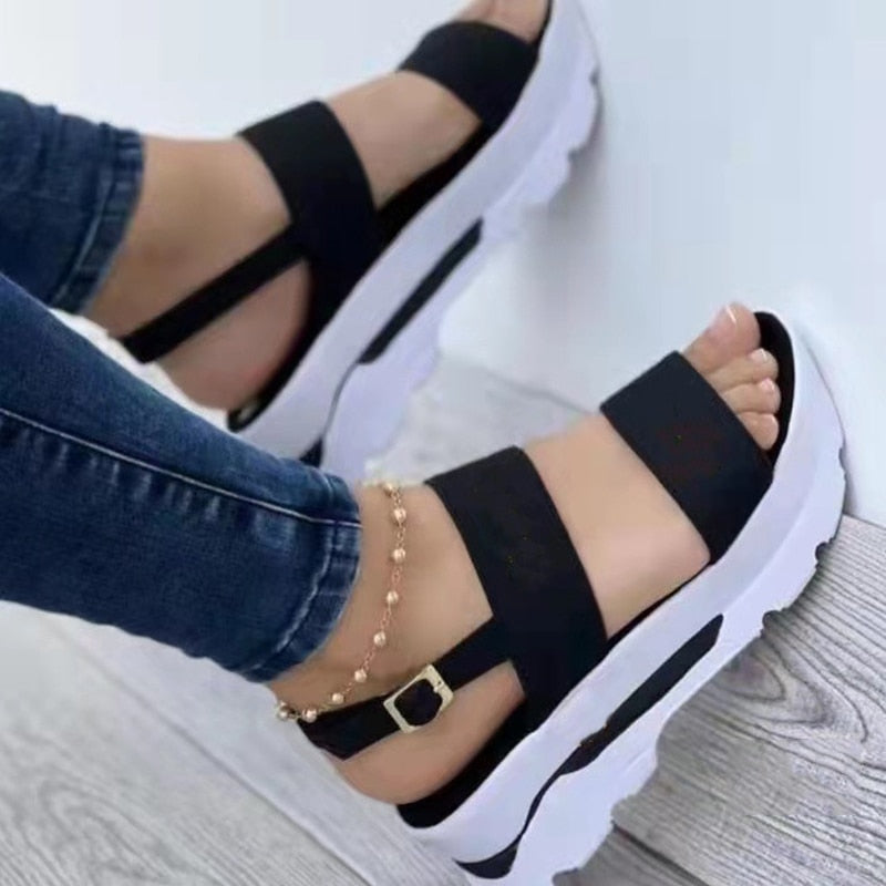 Sandals Women New Platform Sandals Summer Shoes Women Heels Sandalias Mujer Lightweight Wedges Shoes