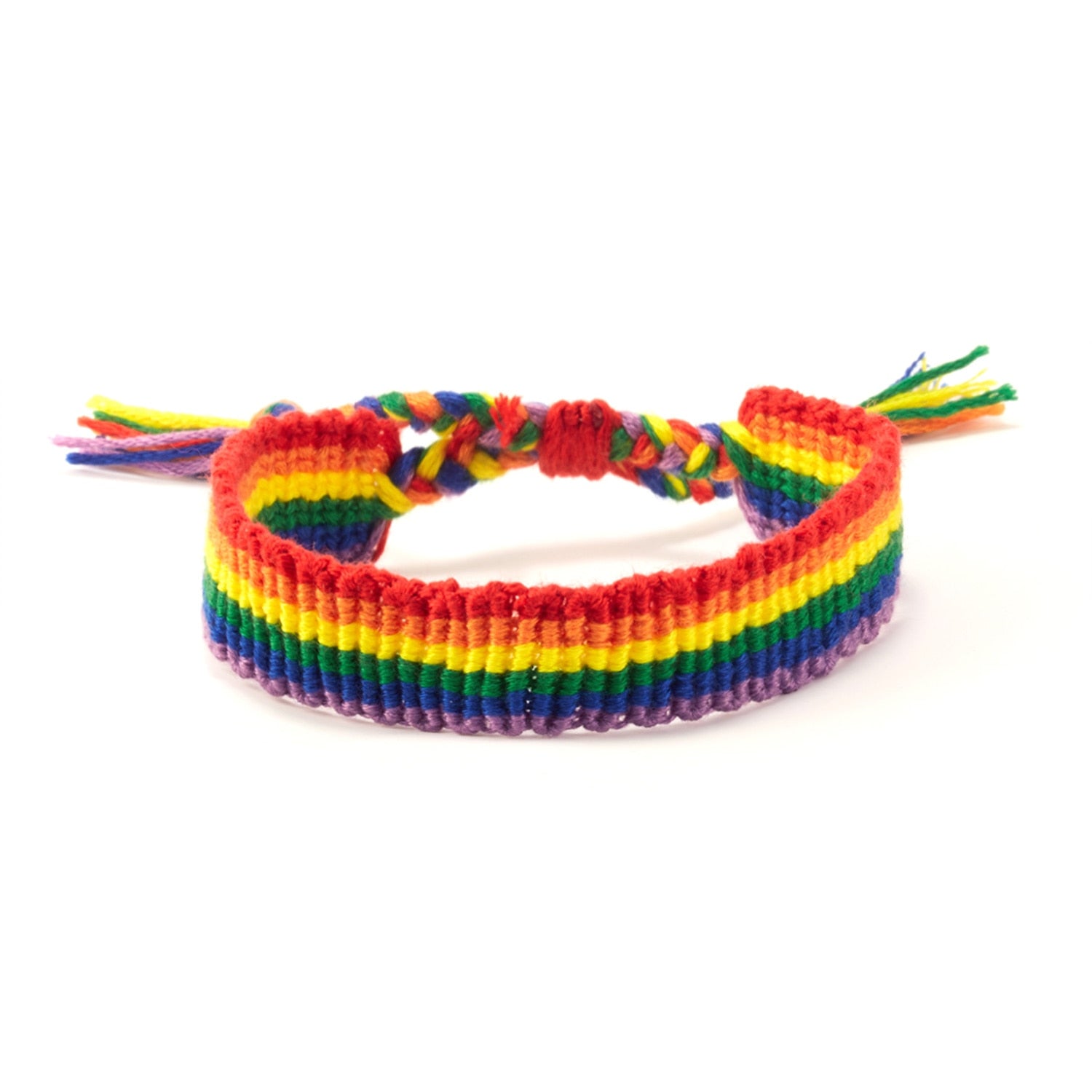 LGBT Rainbow Strap Bracelet for Men Women Fashion Watch Band Weave Couples Friendship Jewelry Gift c