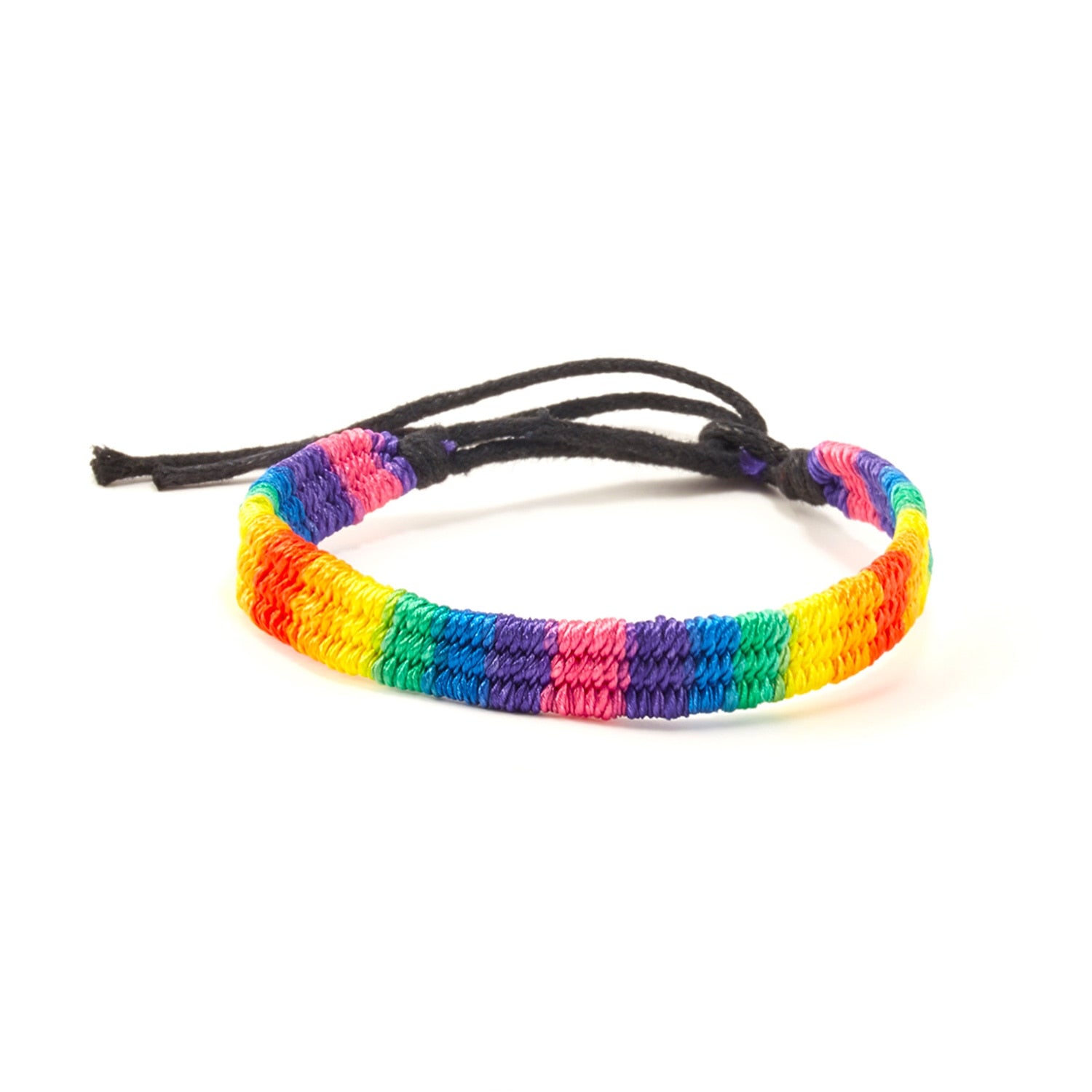 LGBT Rainbow Strap Bracelet for Men Women Fashion Watch Band Weave Couples Friendship Jewelry Gift c