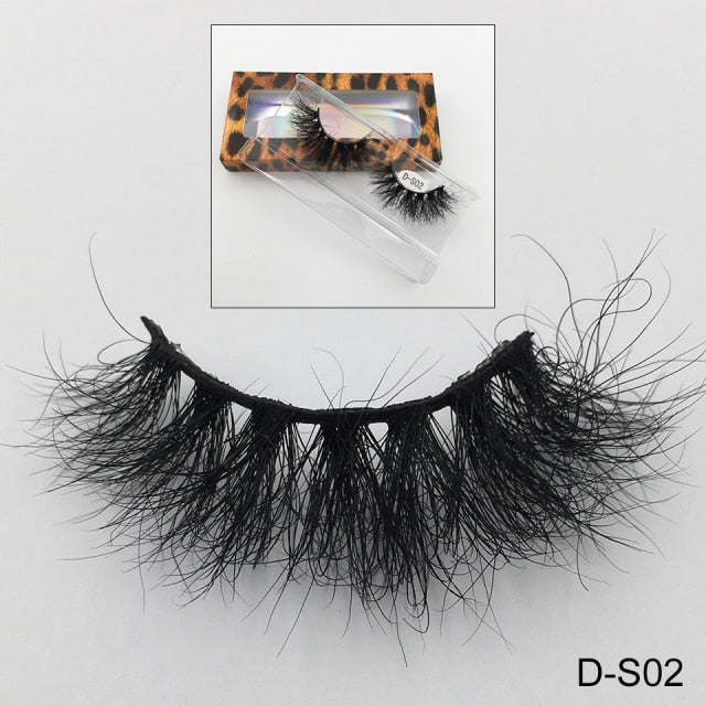 Lashes Mink Eyelashes Real Mink Hair Fluffy Messy Soft Natural Lashes Makeup 3d Mink Lashes