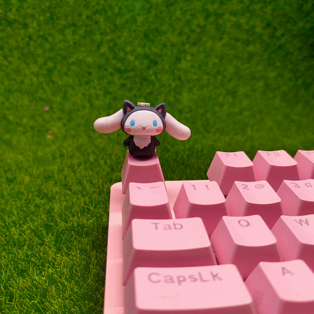 Custom Cute Kawaii Cinnamorol Series Anime Keycaps Mechanical Keyboard Caps Cherry Mx Personalized C