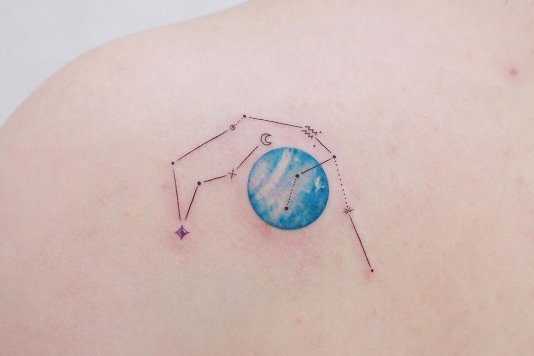 20 Aquarius Tattoos That'Ll Inspire Your Next Original Ink – I Am & Co