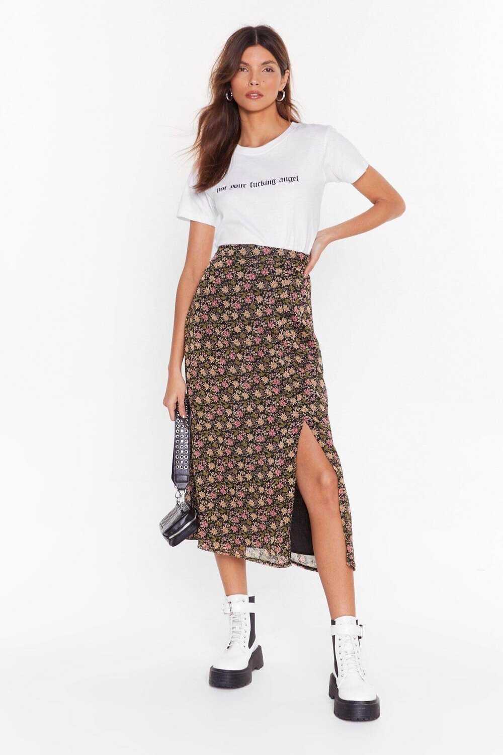 Chiffon Mini Skirt, $28, Nasty Gal
