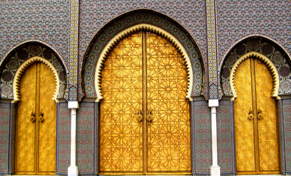 doors to the king’s palace fes morocco