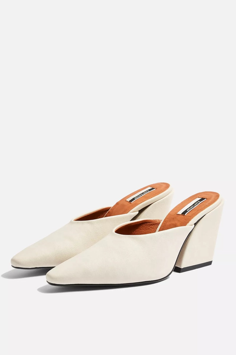 Gewnie Vegan Stone Mules, $100, Topshop