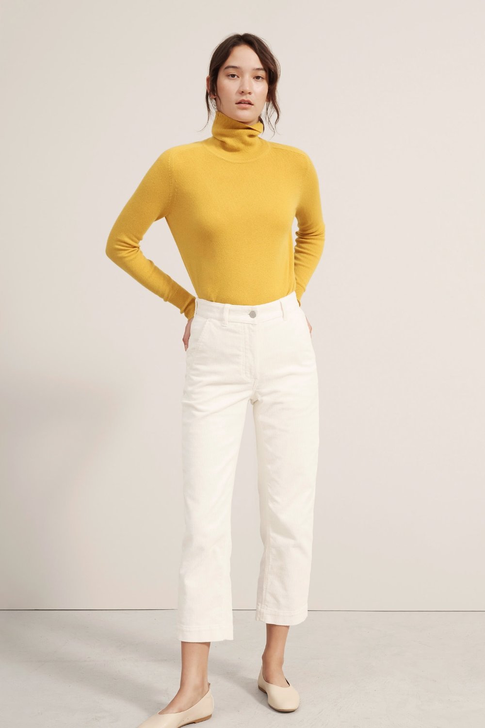 Mustard Turlteneck, $120, Everlane