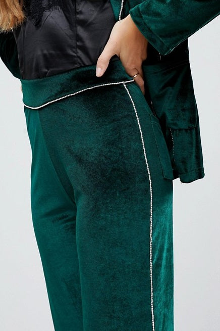 Flared Velvet Pants, $29, ASOS