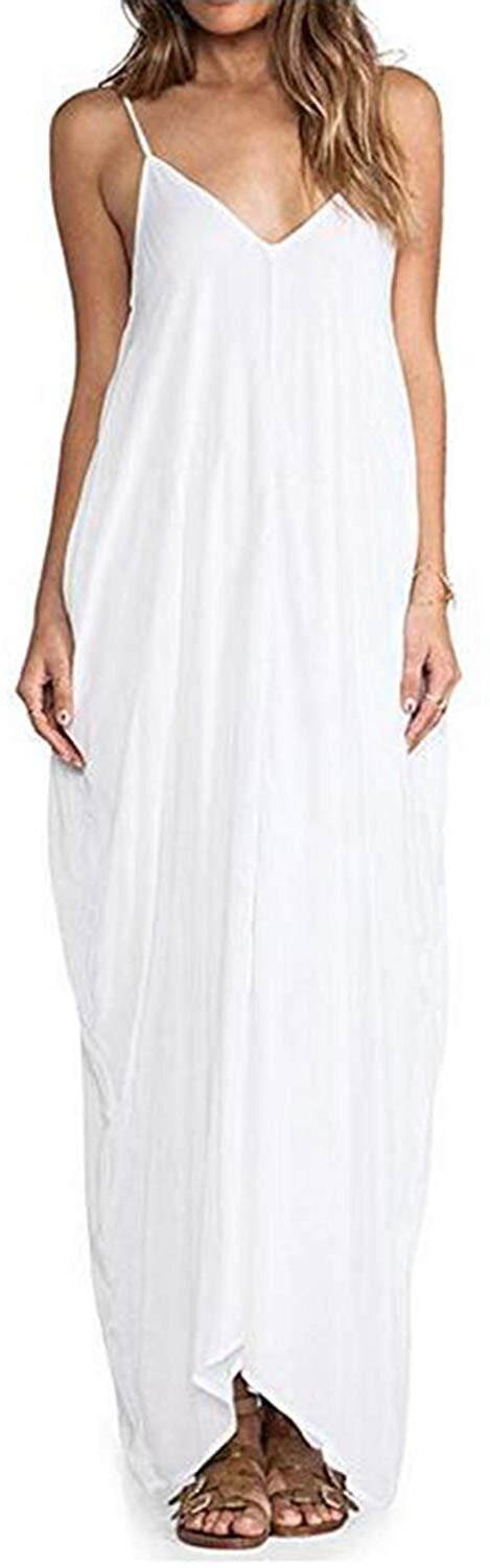 White Maxi Dress, $22, Amazon