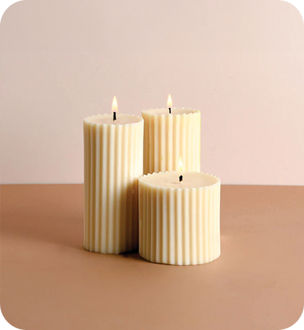 Soy Wax Pillar Candles 