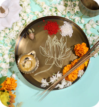 Traditional Pooja Thalis