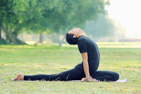 Yoga asana (surya namaskar)