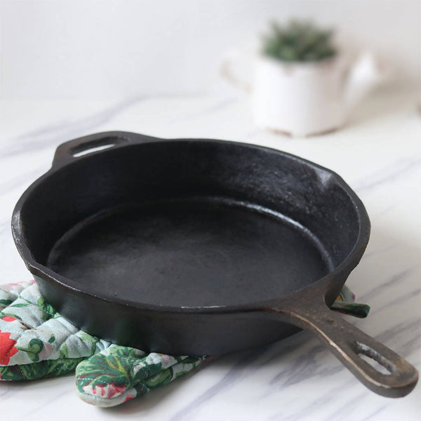 Cast Iron Pan | Pre-Seasoned Skillet | 10.25 inches