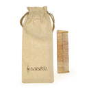 Neemwood Comb with Cotton Bag | Set of 3